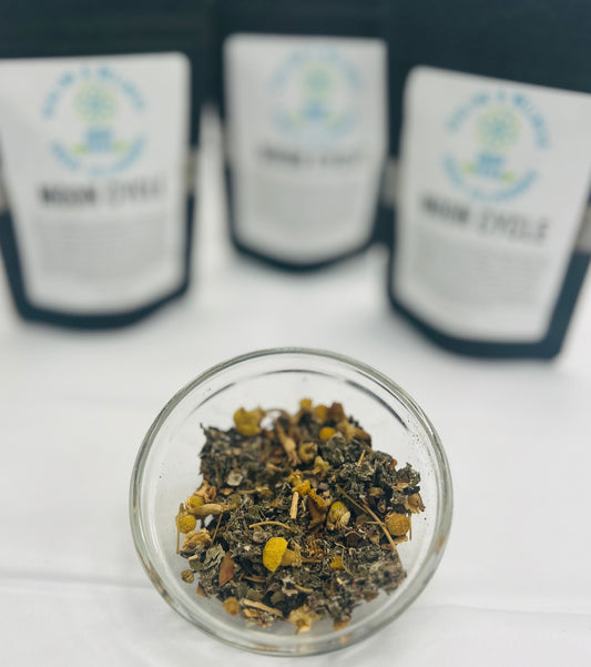 Moon Cycle Herbal Tea 1 oz Natural Holistic Healing Wellness Handcrafted Herbs