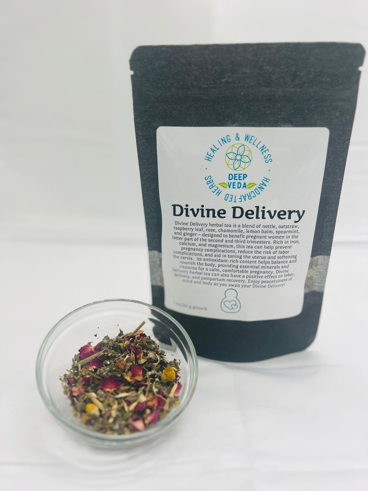 Divine Delivery - herbal tea designed supplies a wealth of health benefits towards the end of pregnancy