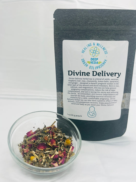 Divine Delivery - herbal tea designed supplies a wealth of health benefits towards the end of pregnancy